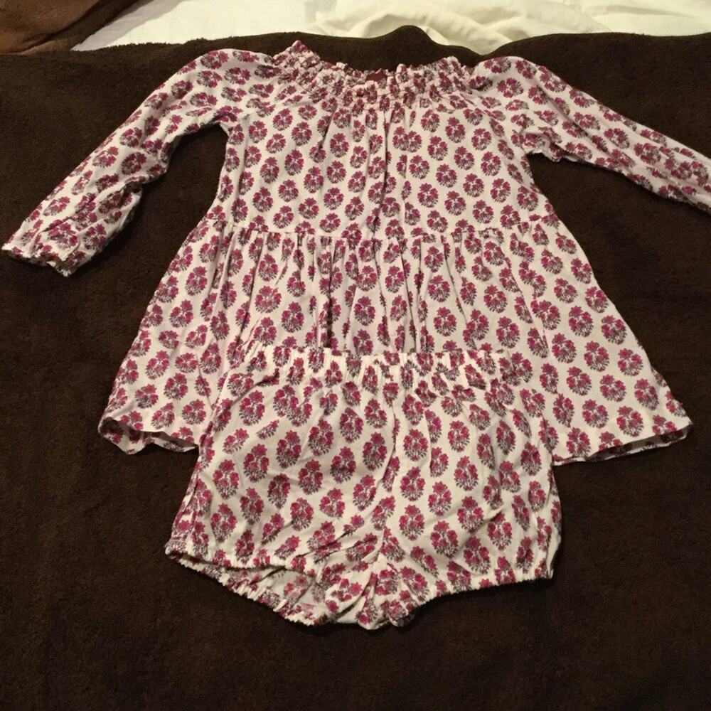 Tea collection Floral dress/bloomers worn once